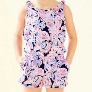 Lilly Pulitzer girls romper. Size L 8/10. Beautiful!